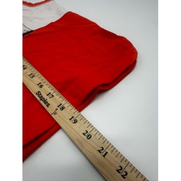 Nike Kids Red White‎ Color Block Sleeveless Tank Top XS - Picture 6 of 7